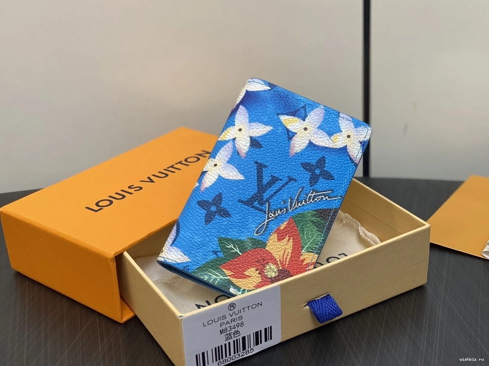 WIS Organizer-7.5*11.1*1 VUITTON Pocket cm LOUIS 0122